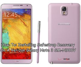 How-To: Install Safestrap Recovery On The Verizon Galaxy Note 3 SM-N900V
