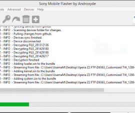 Hvordan-til: Last ned offisiell firmware for Sony Xperia og opprett en FTF-fil.