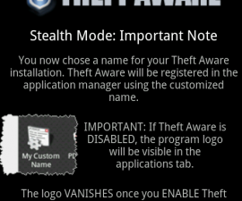 Evaluating the Theft Aware 2.0 Security App