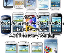 How-To: Boot Samsung Galaxy Devices Into Download And Recovery Modes