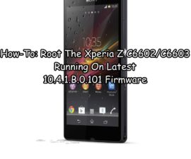 How-To: Root The Xperia Z C6602/C6603 Running On Latest 10.4.1.B.0.101 Firmware
