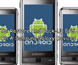 כיצד לשחזר ושחזור נתונים EFS על התקנים Samsung Galaxy