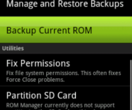 Backup And Restore Android Phone Before Custom ROM Installation