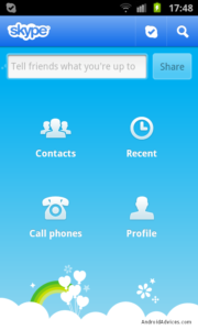 Skype voice