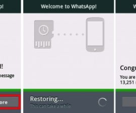 Recovering WhatsApp Chat History On Android