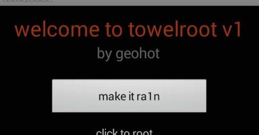 How-To: Root Your Devices Using Towel Root v1 Apk