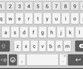 Slik: Last ned Tastatur APK med Numerisk rad på en Sony Xperia-enhet