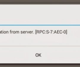 What To Do: If You Get The Message “Error Retrieving Information From Server [RPC:S-7:AEC-0]”