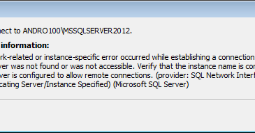 What To Do: If The SQL Server Browser Services Keep Starting And Stopping