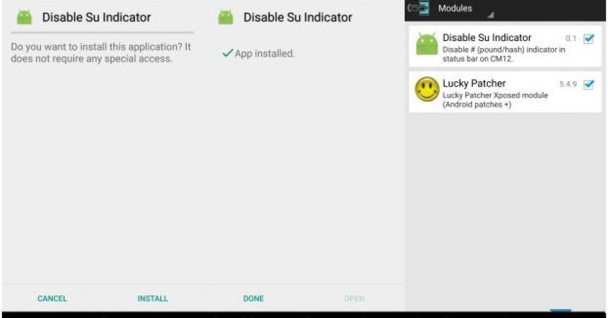 What To Do: To Disable SU Indicator In Notification Panel