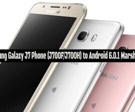 Samsung Galaxy J7 Phone (J700F/J700H) to Android 6.0.1 Marshmallow