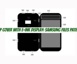 Flip Cover with E-ink Display: Samsung Files Patent