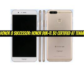 Honor 8 Successor: Honor DUK-TL 30 Certified at TENAA