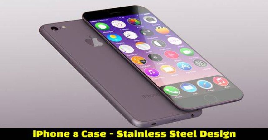 iPhone 8 Case – Stainless Steel Design