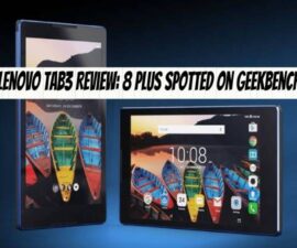 Lenovo Tab3 Review: 8 Plus Spotted on Geekbench