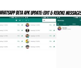 WhatsApp Beta APK Update: Edit & Revoke Messages