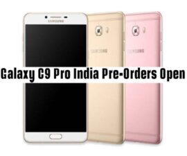 Galaxy C9 Pro India Pre-Orders Open