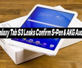 Galaxy Tab S3 Leaks Confirm S-Pen & AKG Audio