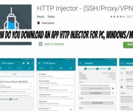 How do you Download an App HTTP Injector for PC, Windows/Mac