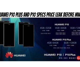 Huawei P10 Plus and P10 Specs Price Leak Before MWC