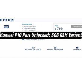 Huawei P10 Plus Unlocked: 8GB RAM Variant