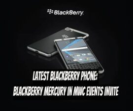 Latest Blackberry Phone: BlackBerry Mercury in MWC Events Invite