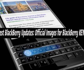 Latest BlackBerry Updates: Official Images for BlackBerry KEYone
