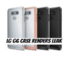 LG G6 Case Renders Leak
