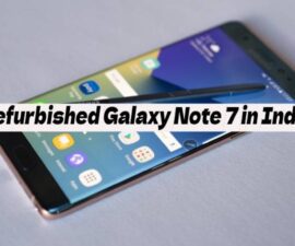 Refurbished Galaxy Note 7 in India
