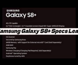Samsung Galaxy S8+ Specs Leak