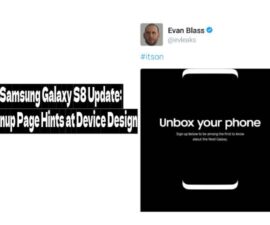 Samsung Galaxy S8 Update: Signup Page Hints at Device Design