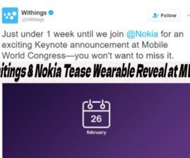 Whitings & Nokia Tease Wearable Reveal at MWC