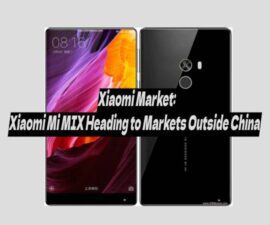 Xiaomi Market: Xiaomi Mi MIX Heading to Markets Outside China