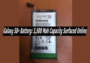 galaxy s8+ battery