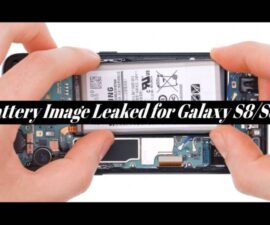 Battery Image Leaked for Galaxy S8/S8+