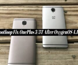 Bootloop Fix OnePlus 3/3T After OxygenOS 4.1.0