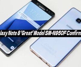 Galaxy Note 8 ‘Great’ Model SM-N950F Confirmed