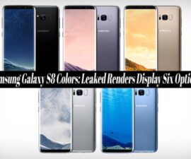 Samsung Galaxy S8 Colors: Leaked Renders Display Six Options