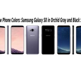New Phone Colors: Samsung Galaxy S8 in Orchid Gray and Black Sky