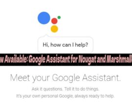 Now Available: Google Assistant for Nougat and Marshmallow