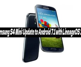 Samsung S4 Mini: Update to Android 7.1 with LineageOS 14.1