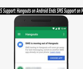 SMS Support: Hangouts on Android Ends SMS Support on May