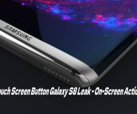 Touch Screen Buttons Galaxy S8 Leak – On-Screen Action