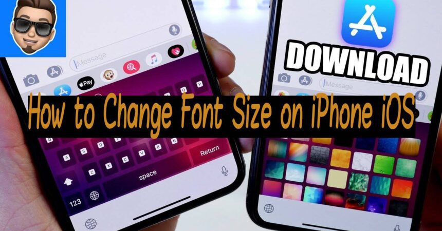 How to Change Font Size on iPhone iOS