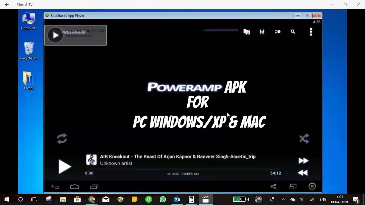 Poweramp APK for PC Windows/XP & Mac