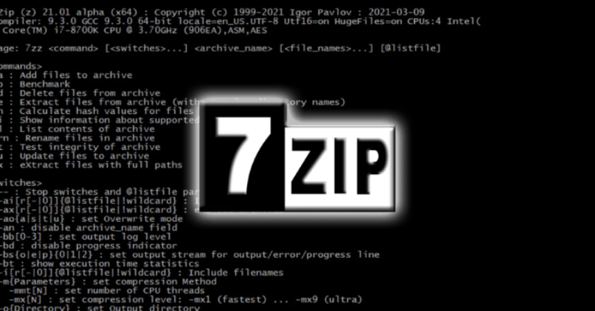 7 Zip File Manager