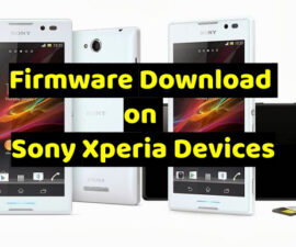 Firmware Download on Sony Xperia Devices