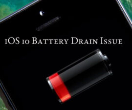 iOS 10 Battery Drain Issue