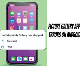 Picture Gallery App Errors on Android