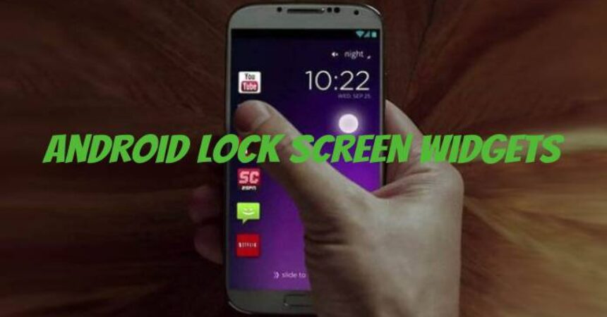 Android Lock Screen Widgets